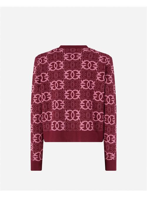 Cardigan con logo Love Birds PINKO | 106043A2YD/RW2